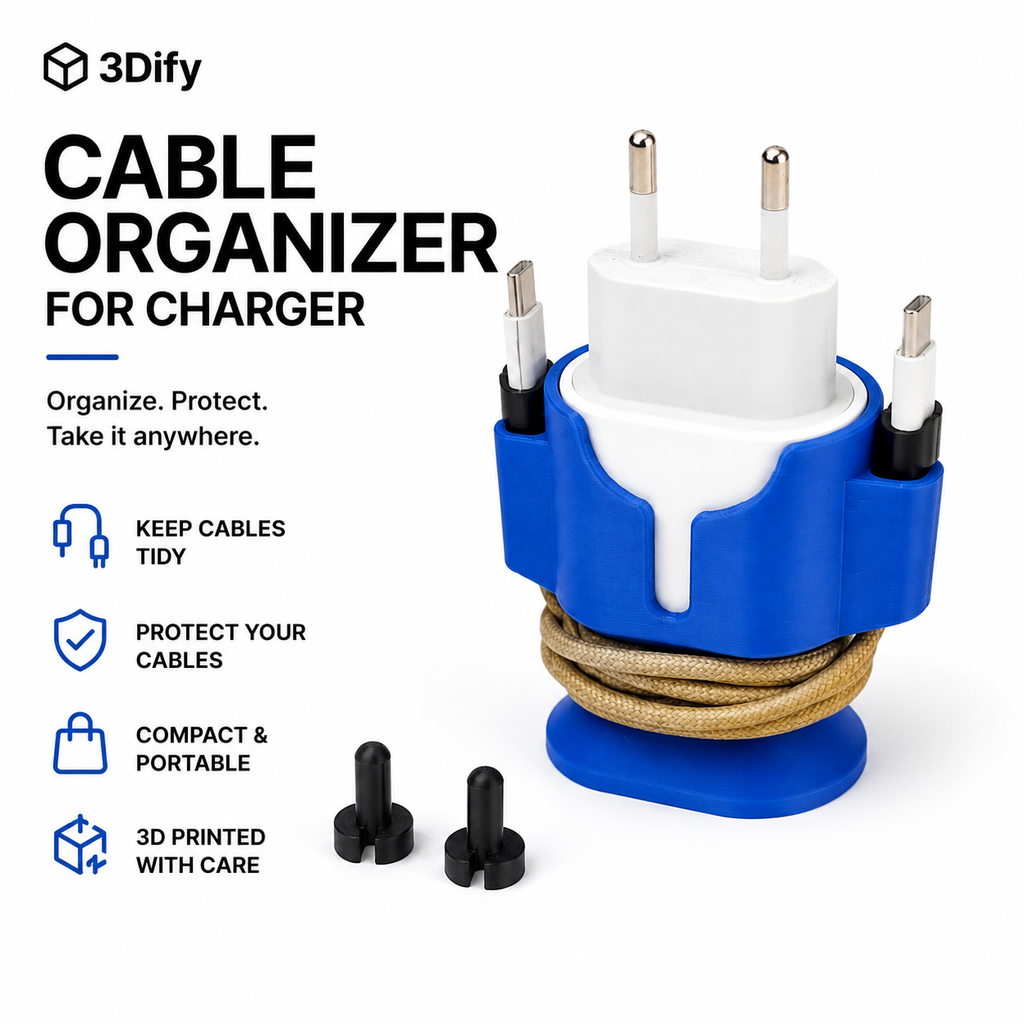 3Dify ORVI - Cable & Charge Organizer