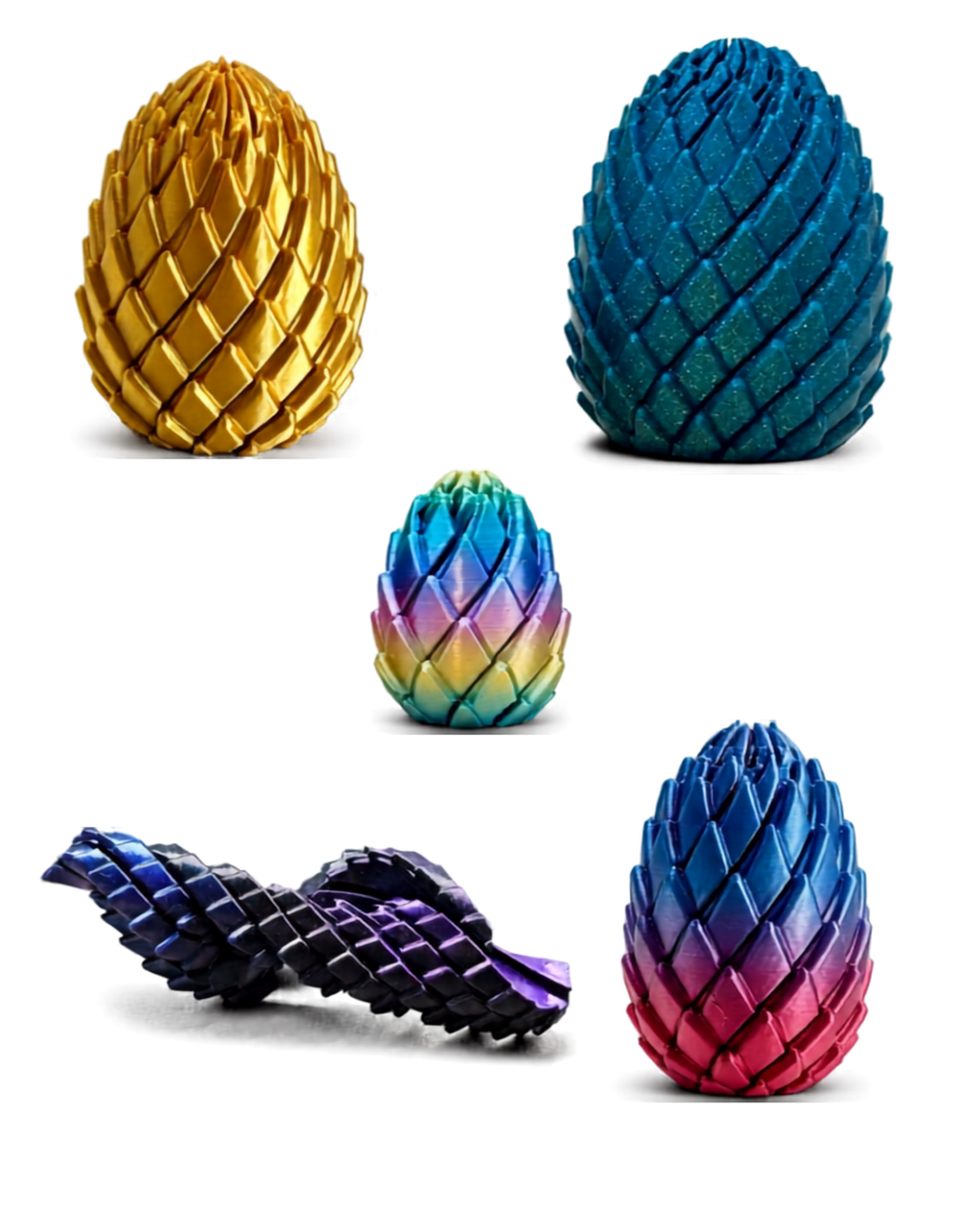 TwistEgg – Articulated Sensory Fidget Egg